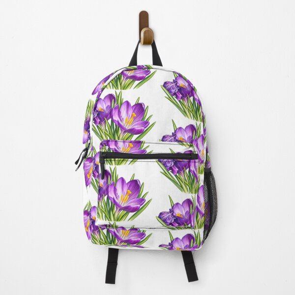 Item preview, Pretty purple flower and green leaves photo art designed and sold by naturematters.