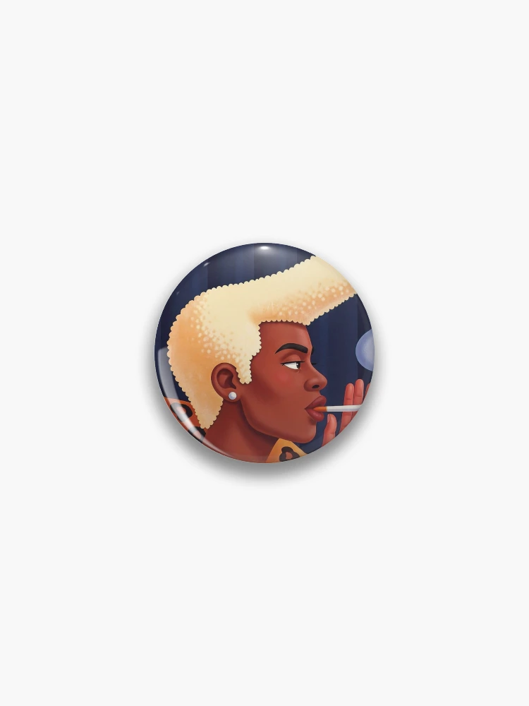 Thumbnail 1 of 3, Pin, Ruby Rhod designed and sold by WhoNeedsEnemies.