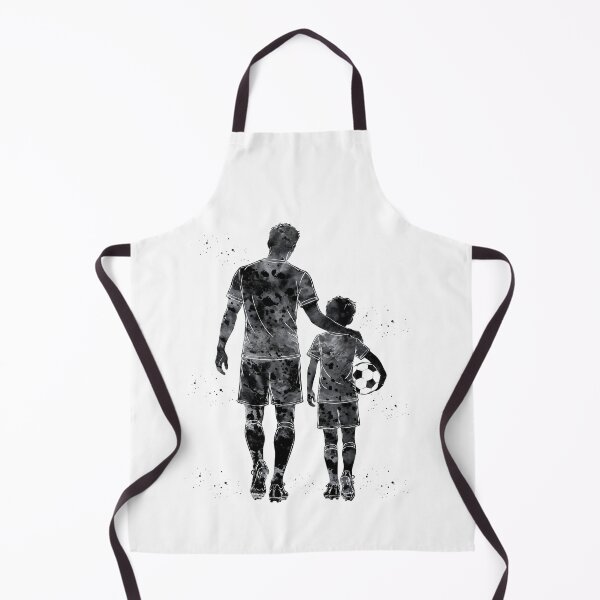 Item preview, Soccer Dad and Son Watercolor Art designed and sold by Liededrom..