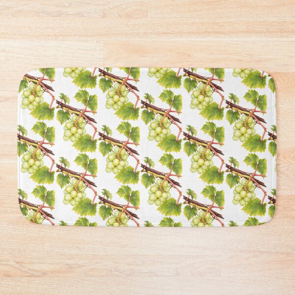 Item preview, Gorgeous green grapes on the vine and  green leaves photo art designed and sold by naturematters.