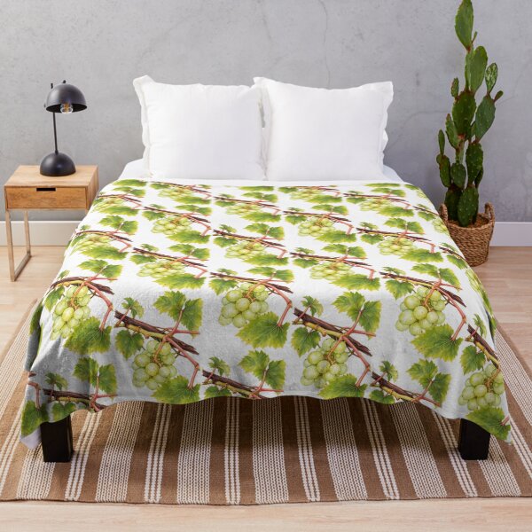 Item preview, Gorgeous green grapes on the vine and green leaves photo art designed and sold by naturematters.