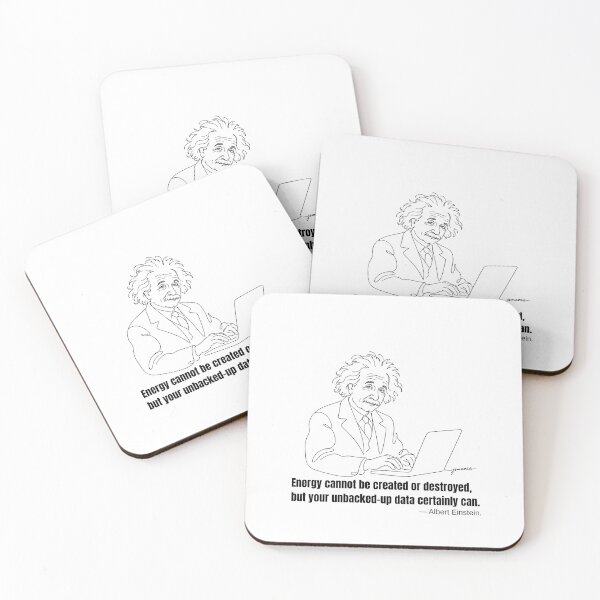 Item preview, Einstein Energy Data Loss Tech Humor designed and sold by PaveyBooks.