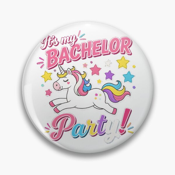 Item preview, It's My Bachelor Party Unicorn Stars Tee designed and sold by Maladies.