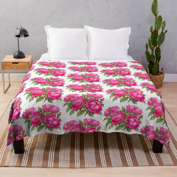 Item preview, Pretty hot pink rose flowers photo art designed and sold by naturematters.