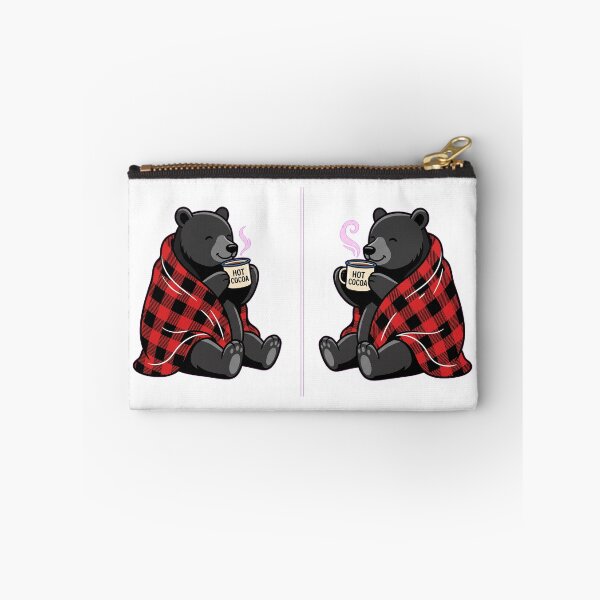 Item preview, Cozy Bear in Plaid Blanket Winter Cabin Art designed and sold by AmadeusModern.