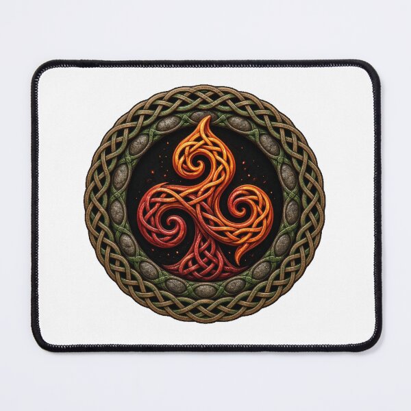 Item preview, Triskele Flame Celtic Knot designed and sold by Freckled-Monkey.