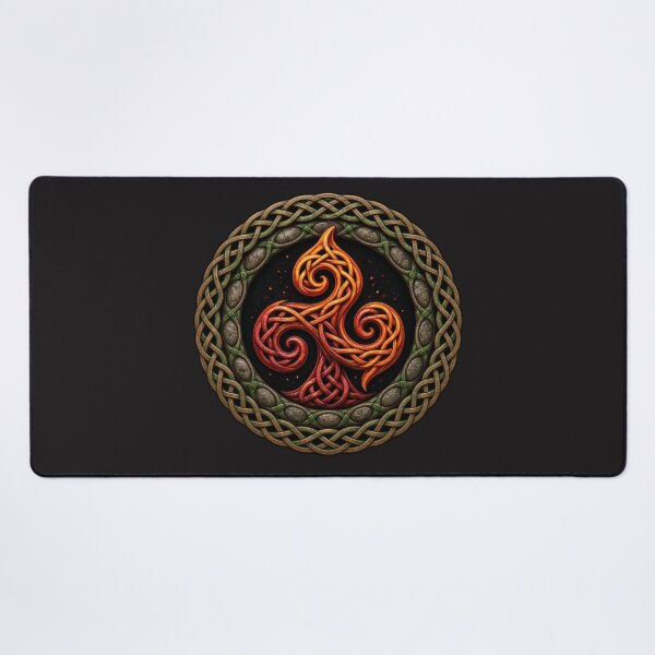 Item preview, Triskele Flame Celtic Knot designed and sold by Freckled-Monkey.