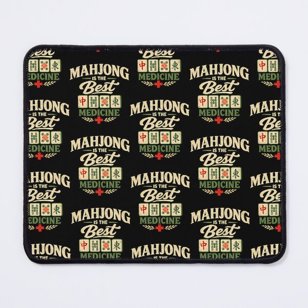 Item preview, Mahjong Is The Best Medicine Vintage Distressed designed and sold by OddityVault.