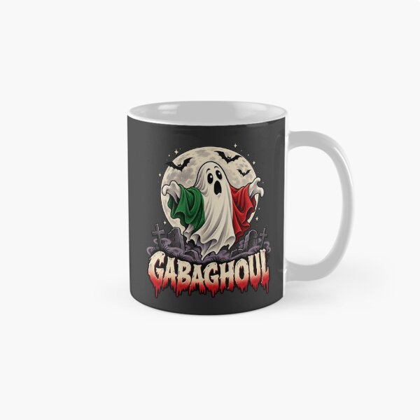 Item preview, Gabaghoul Italian Flag Ghost Vintage Halloween Graveyard designed and sold by AmiGraph.