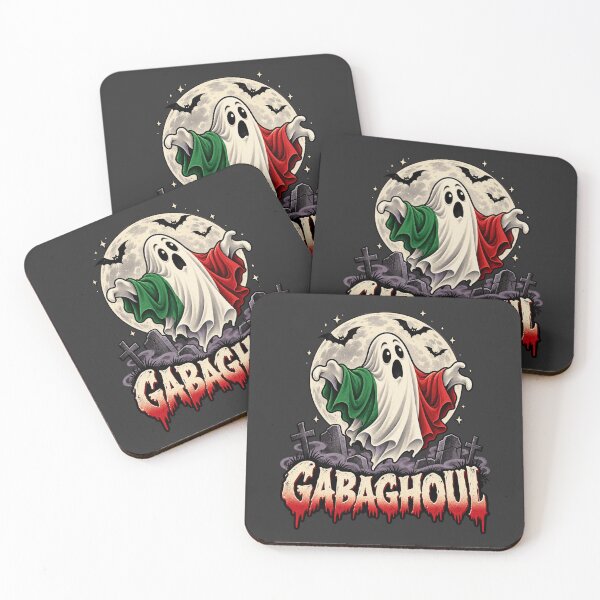 Item preview, Gabaghoul Italian Flag Ghost Vintage Halloween Graveyard designed and sold by AmiGraph.
