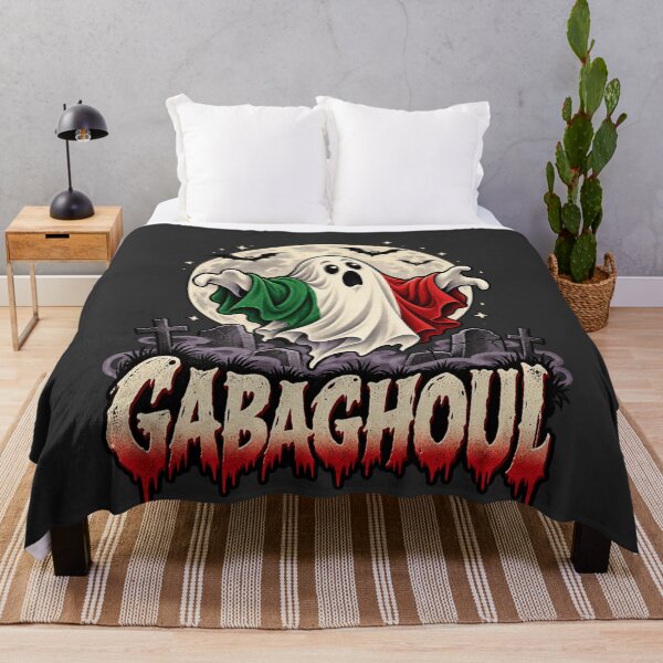 Item preview, Gabaghoul Italian Flag Ghost Vintage Halloween Graveyard designed and sold by AmiGraph.