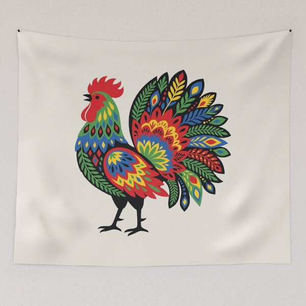 Item preview, Polish Wycinanki Folk Rooster designed and sold by Rariks.