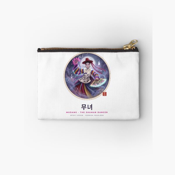 Item preview, Mudang 무녀 – Korean Shaman Dancer Neon Art designed and sold by palyground64.