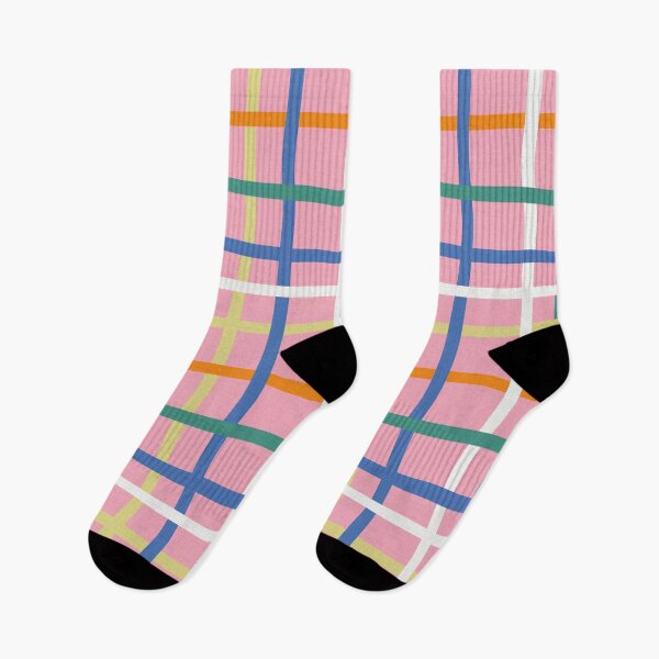 Item preview, Colorful Retro Plaid Seamless Pattern – Pink Textured Grid Plaid designed and sold by BobaBunny76.
