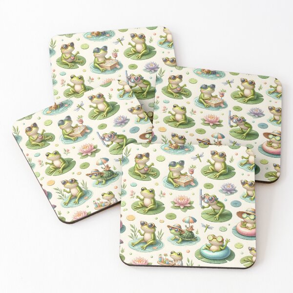 Item preview, Cute Summer Frog Life designed and sold by Sybille-Yates.