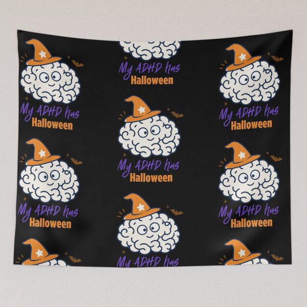 Item preview, My ADHD has Halloween Funny ADHD Halloween Brain designed and sold by T-version.