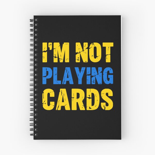 Item preview, I'm Not Playing Cards Zelensky Ukraine Flag designed and sold by Trenddesigns24.