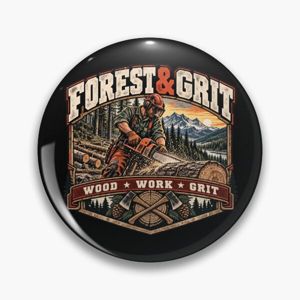 Item preview, Forest & Grit- Vintage Logger Americana Workwear T-Shirt designed and sold by DomKo10.