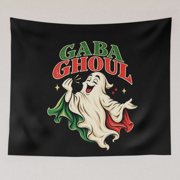 Item preview, Gaba Ghoul Italian Ghost Retro Halloween Pinched Fingers designed and sold by AmiGraph.