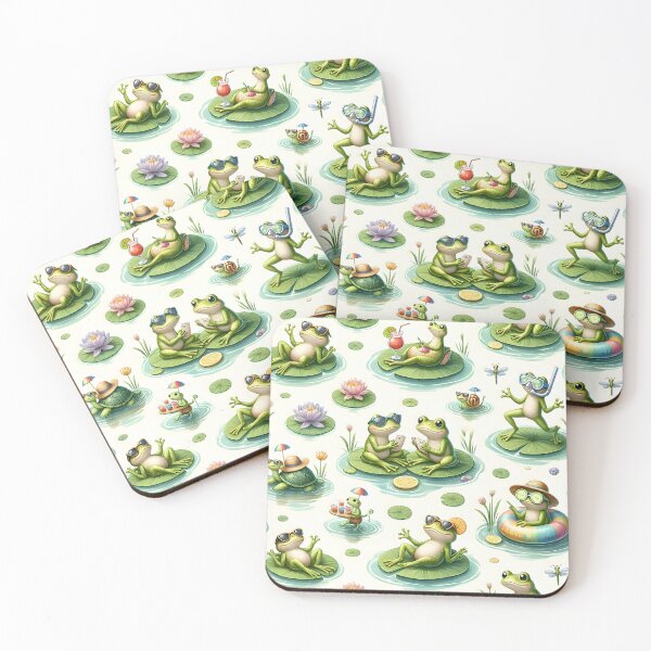 Item preview, Cute Summer Frog Life designed and sold by Sybille-Yates.