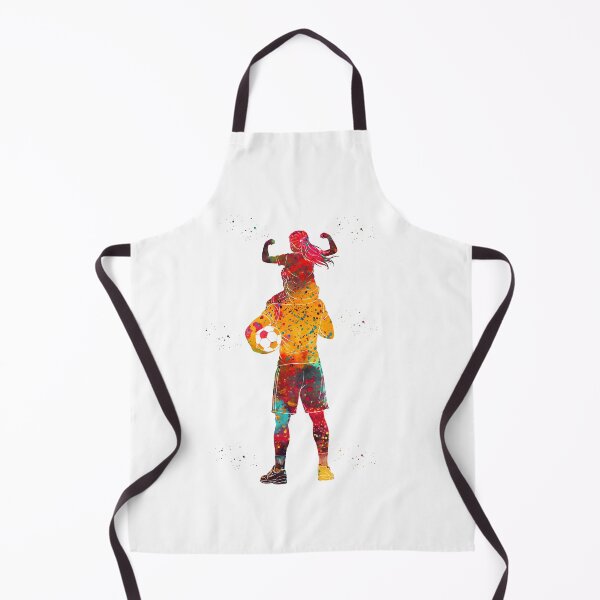 Item preview, Soccer Dad and Daughter Watercolor Art designed and sold by Liededrom..