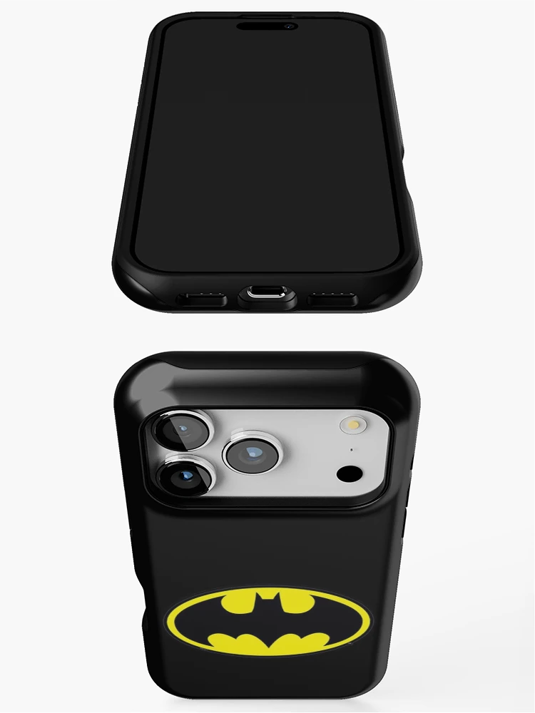Thumbnail 3 of 4, iPhone Case, Batman logo designed and sold by Mad Apparel.