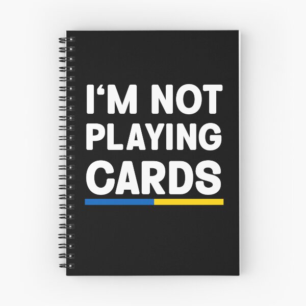 Item preview, I'm Not Playing Cards Zelensky Ukraine Flag designed and sold by Trenddesigns24.