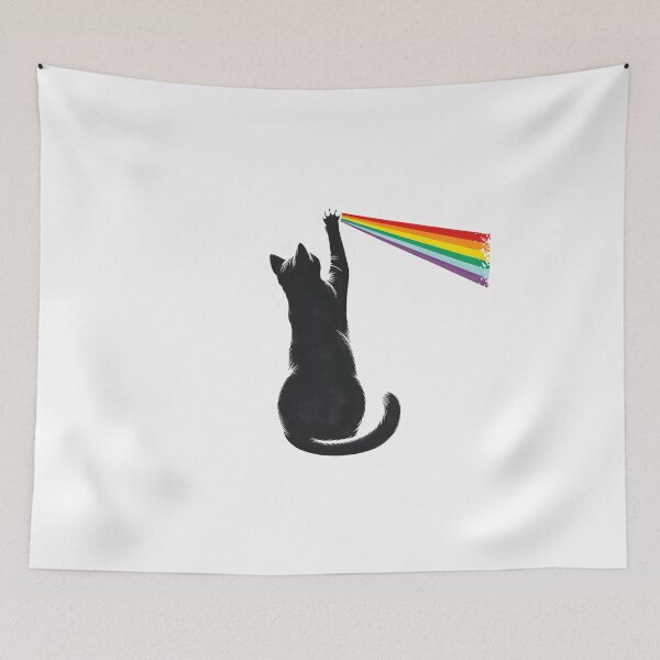 Item preview, Cat Prism Rainbow Light Science Art  designed and sold by MLETEM-P.