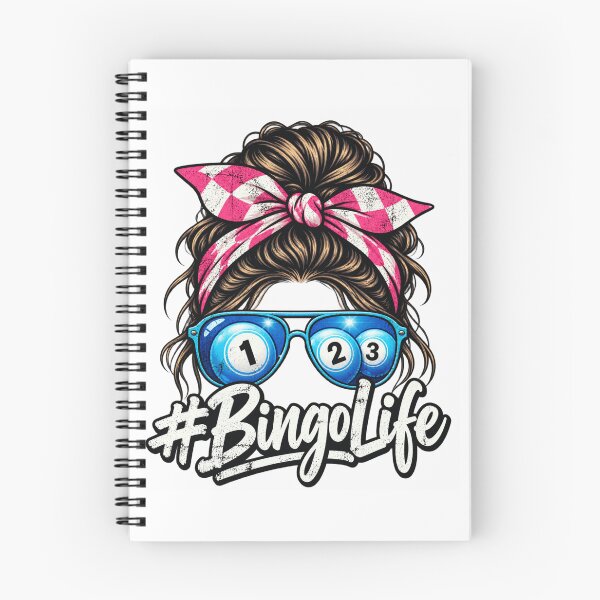Item preview, Bingo Life Woman with Lucky Numbers designed and sold by ROUX-ART.