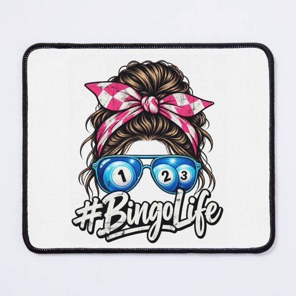 Item preview, Bingo Life Woman with Lucky Numbers designed and sold by ROUX-ART.