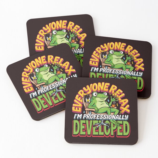 Item preview, Everyone Relax Im Professionally Developed Funny Frog designed and sold by Malaryk.