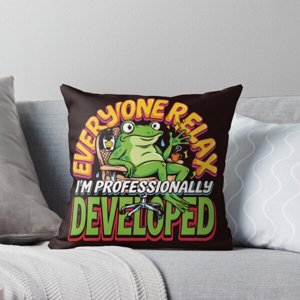 Item preview, Everyone Relax Im Professionally Developed Funny Frog designed and sold by Malaryk.