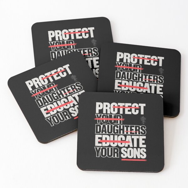 Item preview, Protect Your Daughters Educate Your Sons – Feminist Floral Equality Quote designed and sold by DyzioSupply.