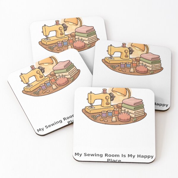 Item preview, My Sewing Room Is My Happy Place designed and sold by TMS-Studio.