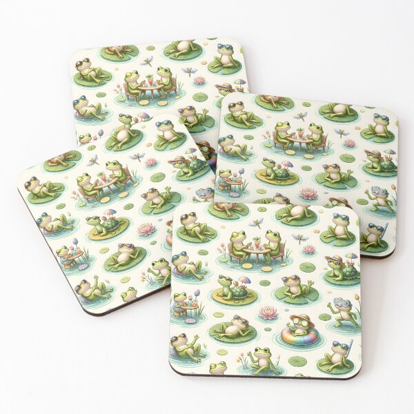 Item preview, Cute Summer Frog Life designed and sold by Sybille-Yates.