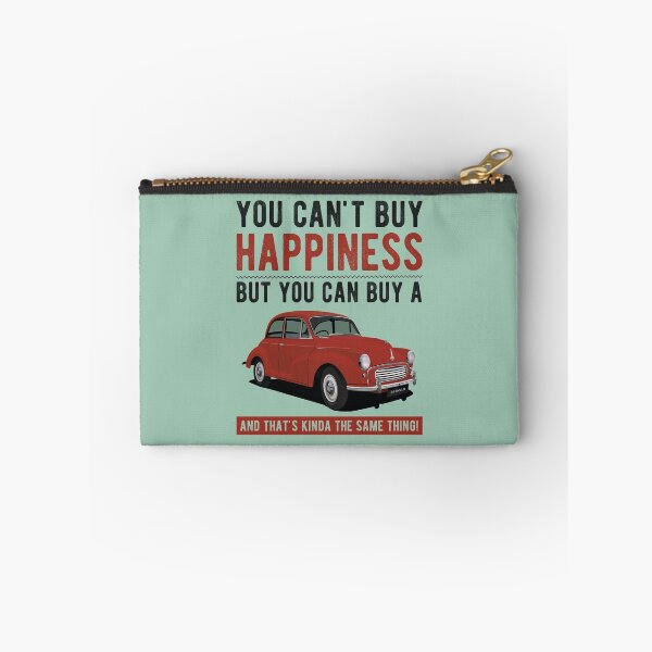 Item preview, Morris Minor Classic British Car 'You Can't Buy Happiness' designed and sold by knappidesign.