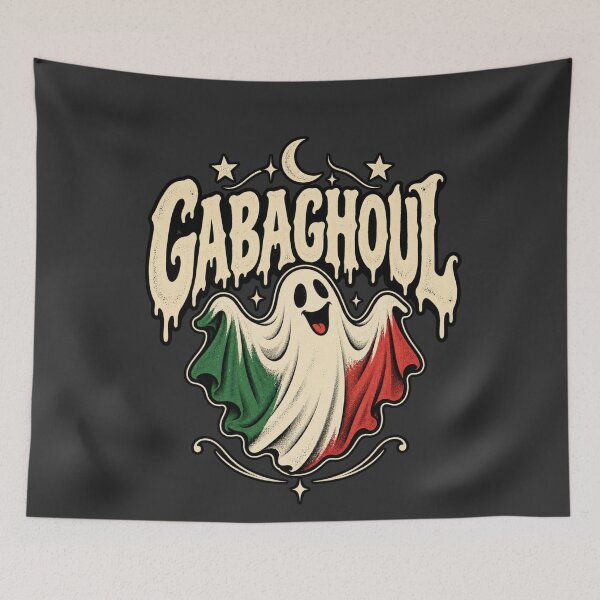 Item preview, Gabaghoul Italian Ghost Retro Halloween Sunglasses Food Humor designed and sold by AmiGraph.