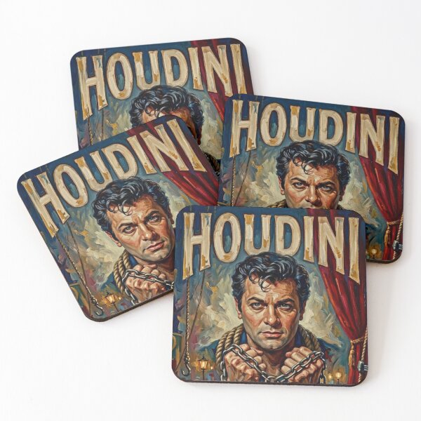 Item preview, Houdini Stage Magic Drama Fine Art Tribute designed and sold by Art's Diner.