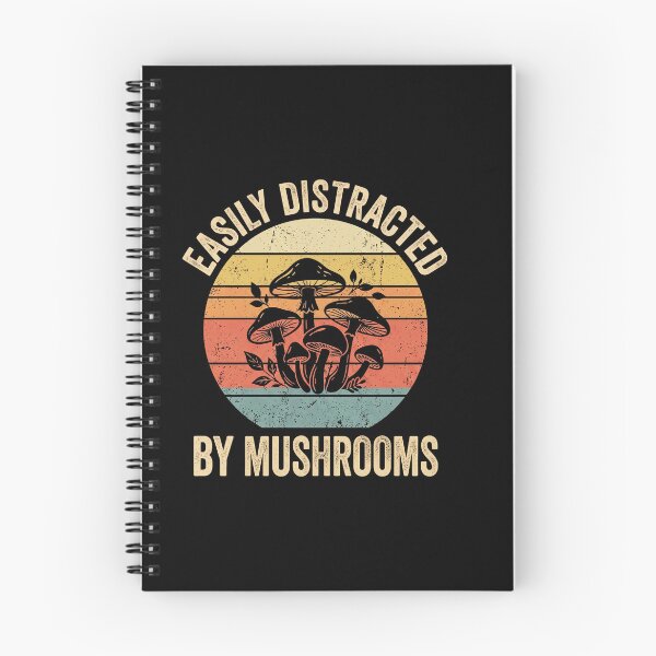 Item preview, Easily Distracted By Mushrooms Mycologist Fungi Forager Nature Lover designed and sold by designstoriesMK.