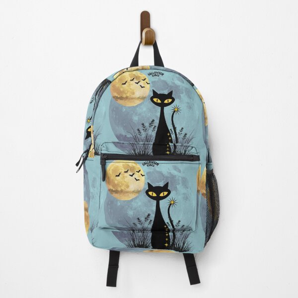 Item preview, Halloween vibes spooky cat & blue fog designed and sold by 247DesignStudio.