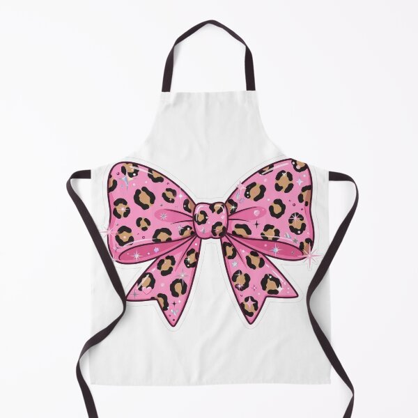 Item preview, Pink Leopard Print Bow Coquette Cheetah Glitter Girly Aesthetic designed and sold by GenZPopStudio.