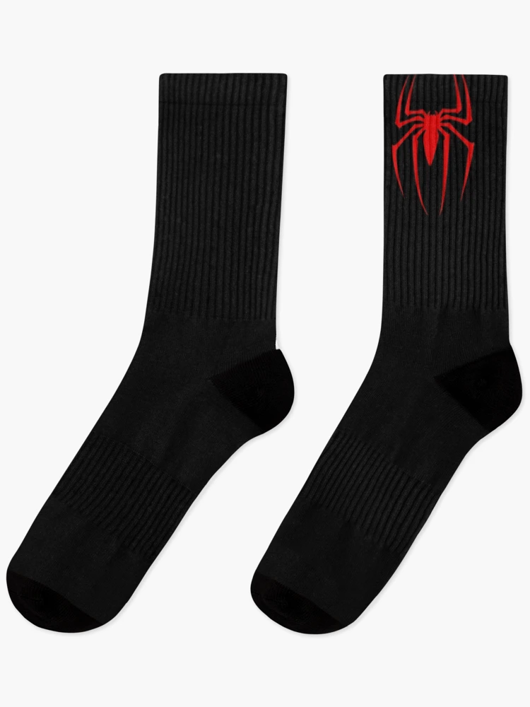 Thumbnail 1 of 5, Socks, Spiderman logo designed and sold by Mad Apparel.