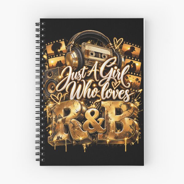 Item preview, Just A Girl Who Loves R&B designed and sold by ROUX-ART.