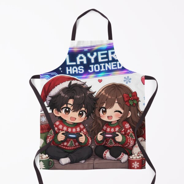 Item preview, Player 2 Has Joined – Cute Anime Gamer Couple Christmas Sweaters designed and sold by AsotenDesigns.