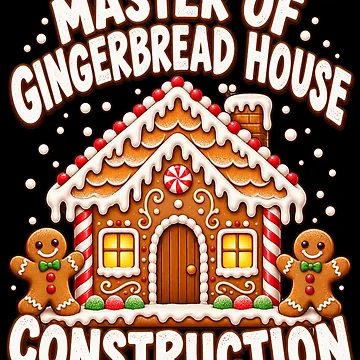 Artwork thumbnail, Gingerbread House Construction by ROUX-ART