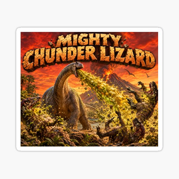 Item preview, MIGHTY CHUNDER LIZARD designed and sold by BigginsMcSauce.