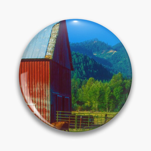 Item preview, Rural Red Barn and Grazing Cows designed and sold by jklune.