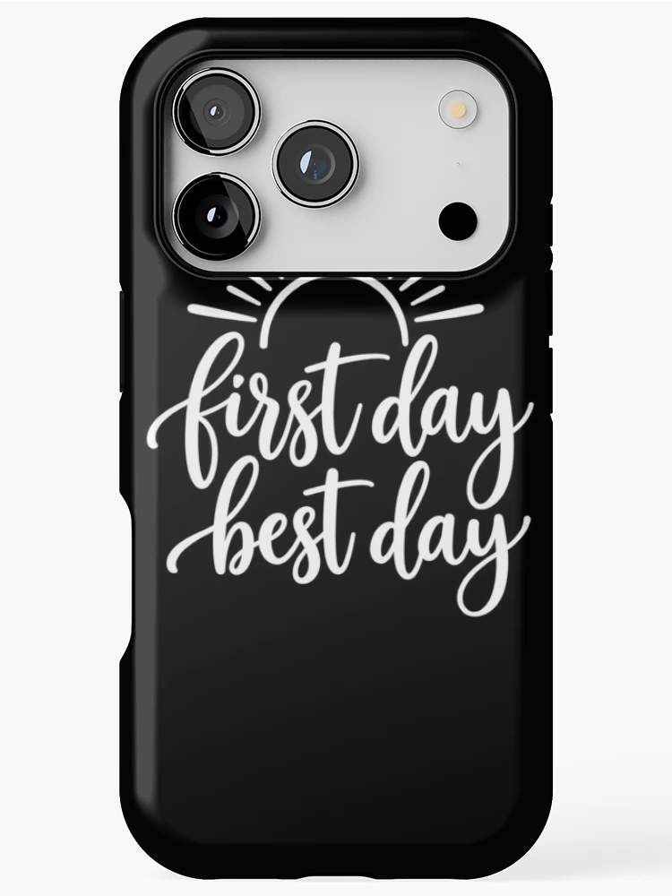 Thumbnail 1 of 4, iPhone Case, First Day Hand Lettering designed and sold by ROUX-ART.