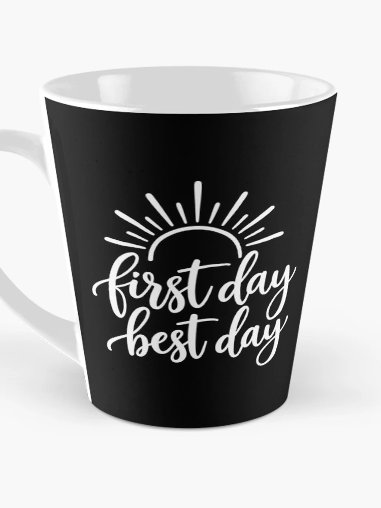 Thumbnail 3 of 4, Coffee Mug, First Day Hand Lettering designed and sold by ROUX-ART.