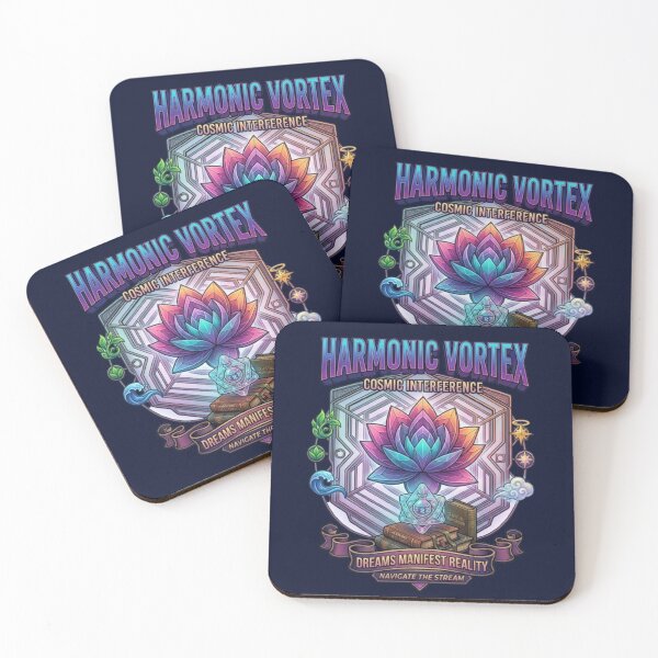 Item preview, Harmonic Vortex Dreams Manifest Reality | Sacred Geometry Lotus Art designed and sold by Dogandesighn.